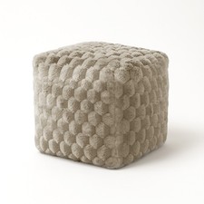Luxury Faux Fur Cube Bean Bag