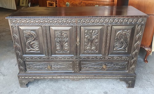 Antique highly carved - highly,