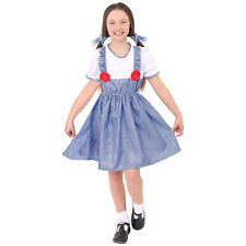 GIRLS DOROTHY COSTUME KANSAS GIRL WORLD BOOK DAY FANCY DRESS CHILDRENS CHARACTER