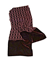 Neisha Crosland Silk Velvet Scarf - Brown | Stunning | Soft | Luxurious