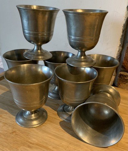 Pewter goblets 8 - pewter,