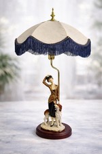 Vintage Ornate Lady & Dogs