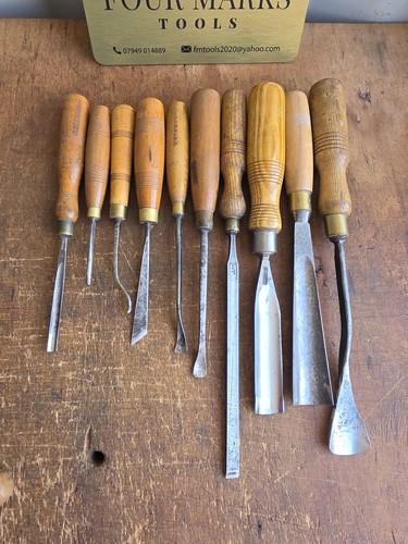 Wood carving chisels - 10,