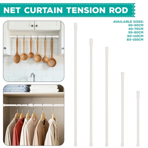 Spring loaded tension rod for - loaded,
