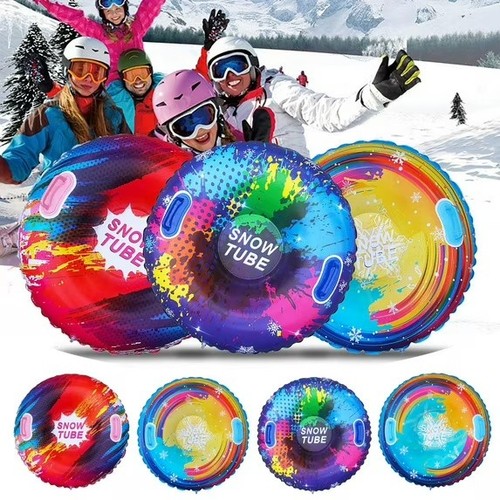 Inflatable snow tube sled - snow,