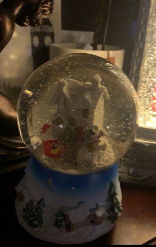 Musical snow globe - snow, christmas