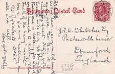 Canada 1920 PC Horse & Trap Okanagan Landing & Sicamous RPO to UK