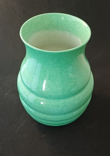 Shelley green vase - shelley, art