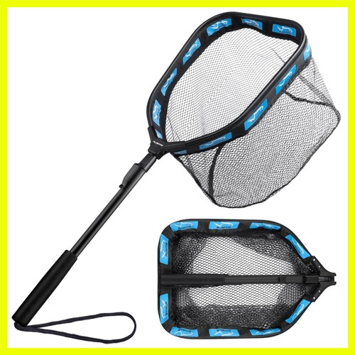 Rubber coated floating net - net, for