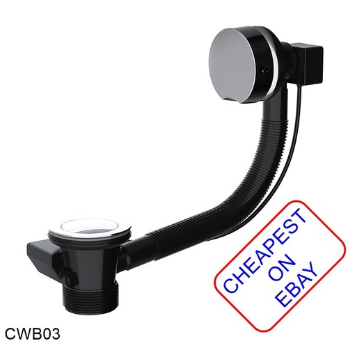 Bathroom chrome bath overflow - chrome,