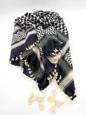 Keffiyeh Palestinian Scarf Traditional Shemagh Cotton Arafat Even Arab Women's