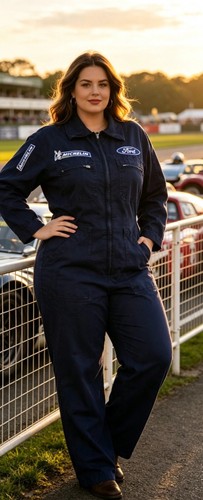 Mechanic style blue - style, jumpsuit