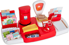  Post Office Set. Realistic Postal Counter Playset. Includes Weighing Scales