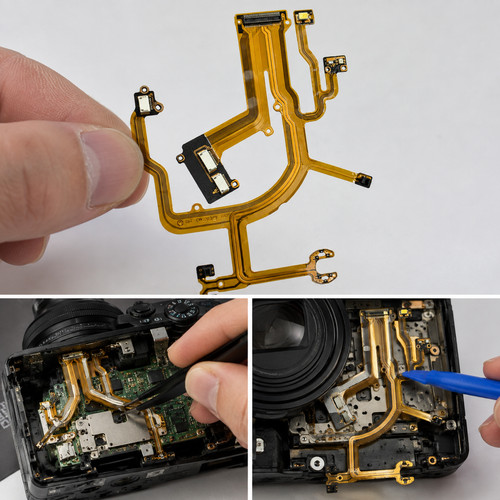 Lens main flex cable - lens, ic