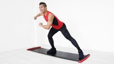 BALANCE1 FITNESS SLIDE BOARD EX FOR HOME SLIDE GYM EXERCISE 2.3M LENGTH
