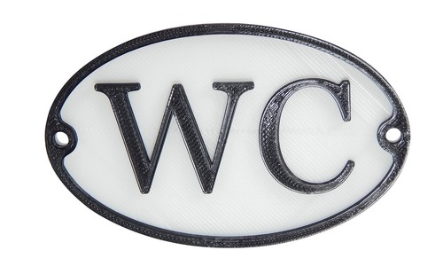 Plastic french water closet - french, wc