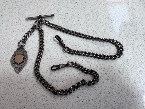 Antique sterling silver double - silver,