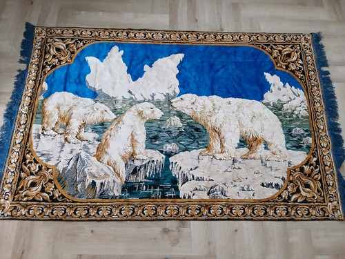Vintage french bears scene - bears,
