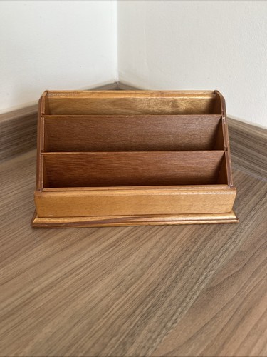 Wood wooden letter - rack, three