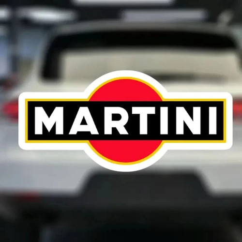 Martini racing sticker - racing,