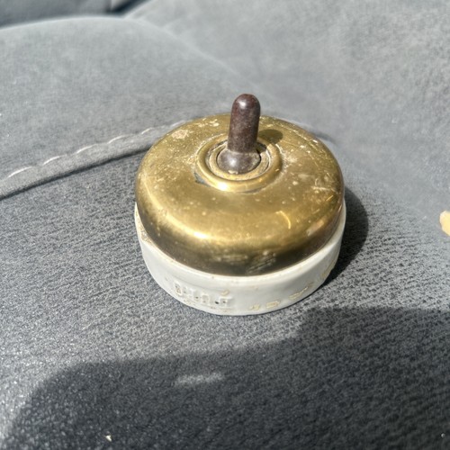 Antique brass ceramic - brass, light