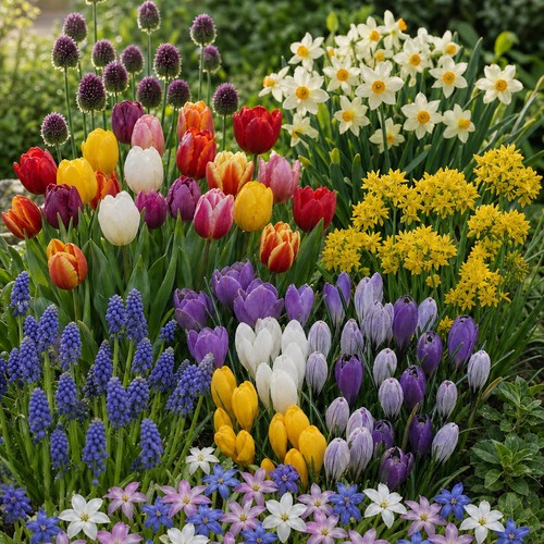 Complete spring flowering bulb - spring,