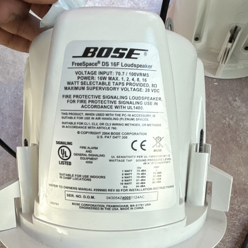 Bose freespace 16f - bose, ds
