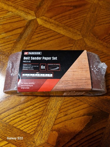 Parkside belt sander paper set - sander,