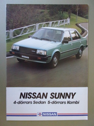 Nissan sunny orig 1984 - sunny,