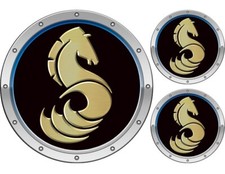 Beneteau Horse Round Stickers