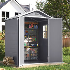 Strong Plasti Garden Storage Shed Tool Shed Utility Room Garden Shed House 8x4ft