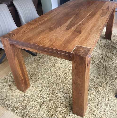 Indian sheesham dining table - indian,