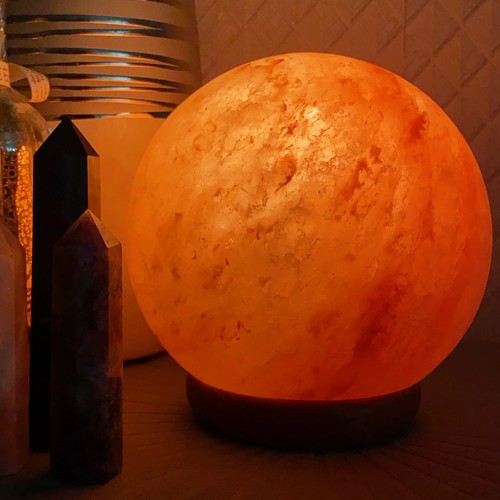Himalayan salt lamp - ball, round