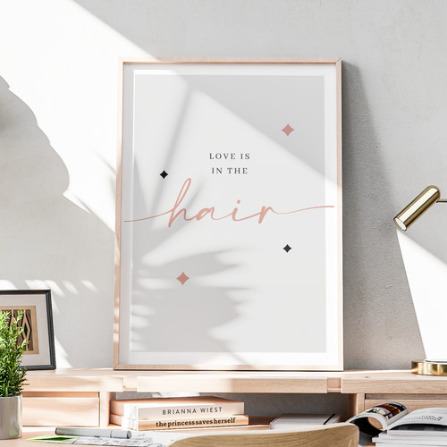 Hair salon wall - salon,