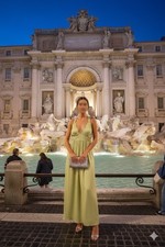 Zara Lime Green Midi Dress