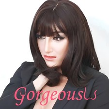 Realistic Silicone Female Face