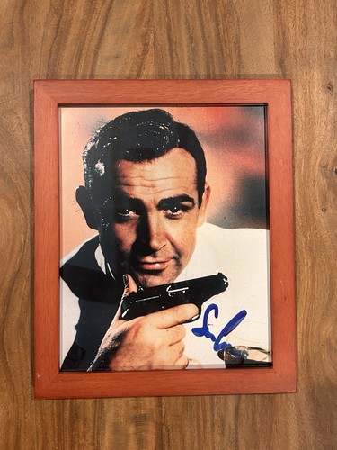 Sean connery signed 8x10 - connery,