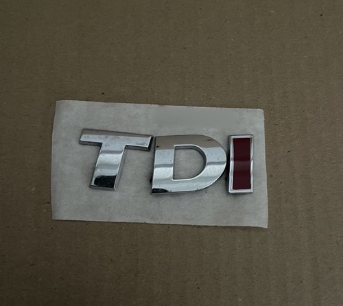 Genuine tdi tailgate badge - genuine, vw