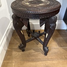 ANTIQUE INDIAN  ROSEWOOD SIDE