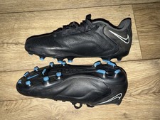 Nike Tiempo Black Football Boots Uk 4 / DA1333-001 EUR 36.5 Good Condition