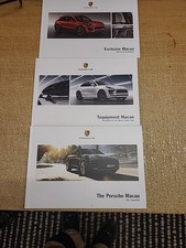 X3 Porsche Macan Brochures, Exclusive Macan, Tequipment Macan & The Porsche Maca