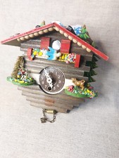 Vintage Swiss Chalet Cuckoo Clock { Broken }