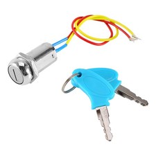 2 Wire Key Ignition Switch Locking Keys Lock For Electric Scooter ATV Moped UK
