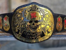 SMOKING SKULL STONE COLD WORLD HEAVYWEIGHT CHAMPIONSHIP TITLE Replica Belt Adult