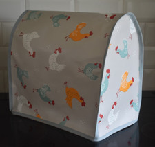 Food Mixer cover for Kitchenaid /Kenwood KMix Happy Chicken design vinyl fabric