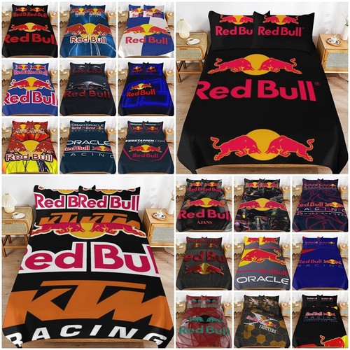 Red bull racing cars duvet - red,