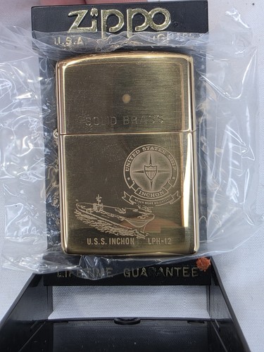 Brass vintage s inchon - u.s.s,