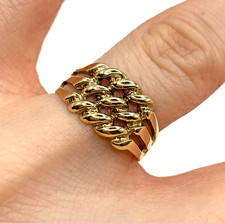 9 ct Gold Keeper Twist Ring 9k