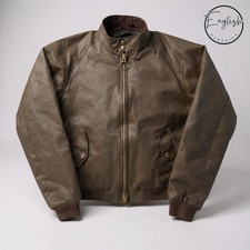 Barbour International Steve McQueen Merchant Wax Jacket Men’s Medium Olive