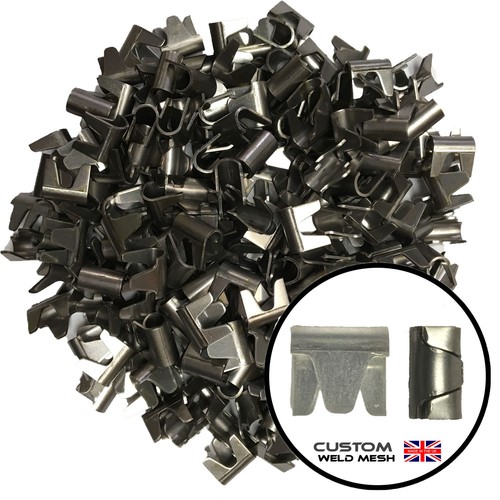 Wire mesh clips 250 qty - ,